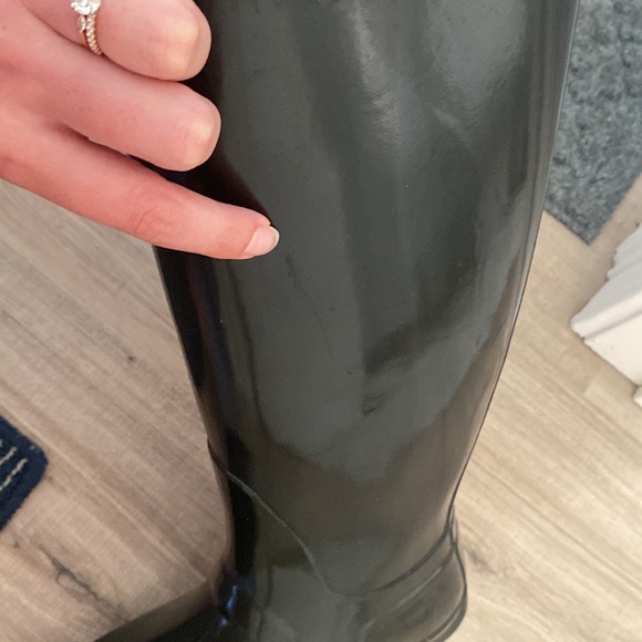 Hunter original black gloss tall boots - excellent condition - Picture 4 of 11